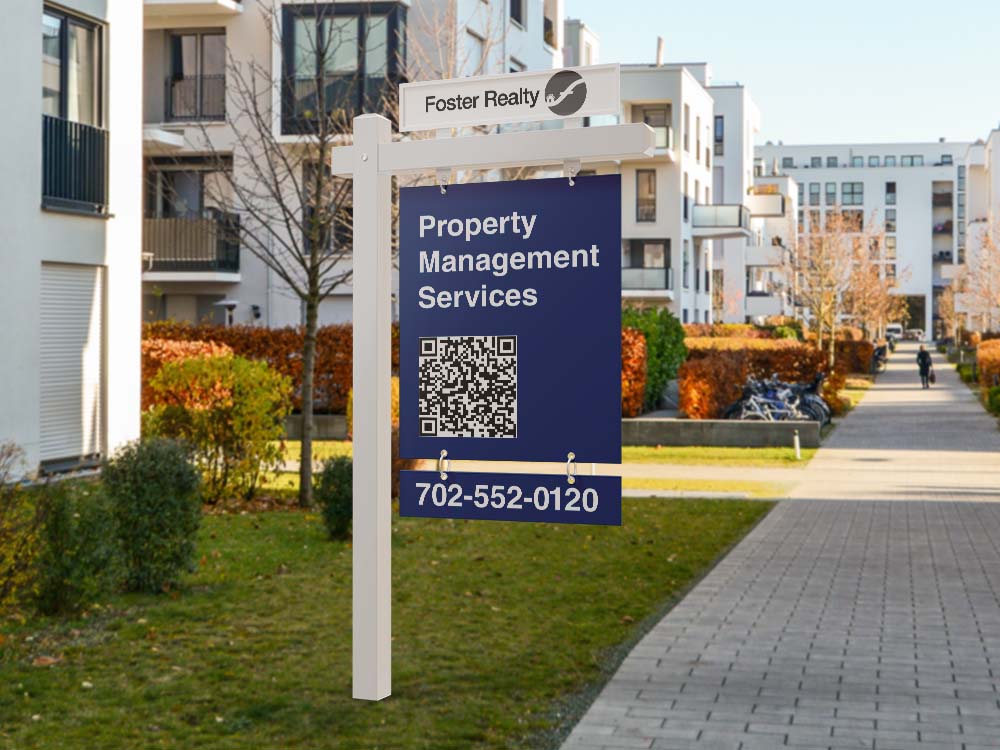 Sign of Foster Realty Property Management